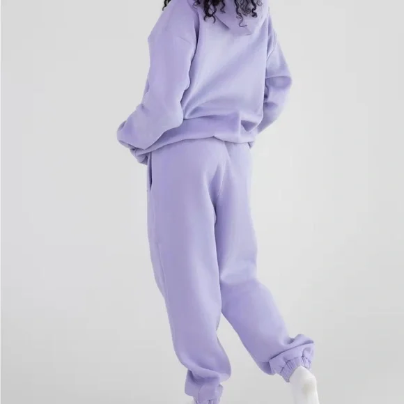 Lavender Purple Hoodie and Jogger Set NWOT - Picture 2 of 10